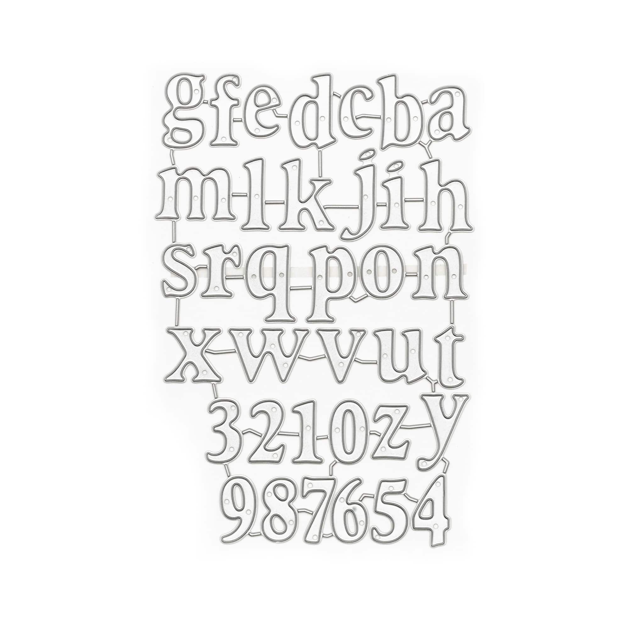 Alphabet & Number Cutting Die by Recollections™